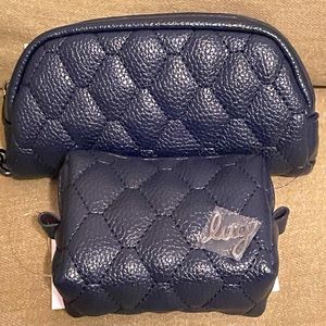 Lug Quilted Faux Vegan Leather Mini Eyeglasses Case/Pill Case- BOBSLED/Choo Choo